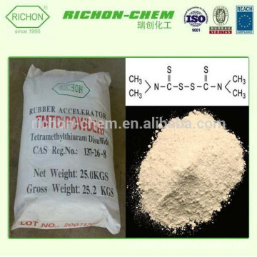 Rubber Accelerator TMTD(TT) Powder Cas No137-26-8 chemical auxiliary agent